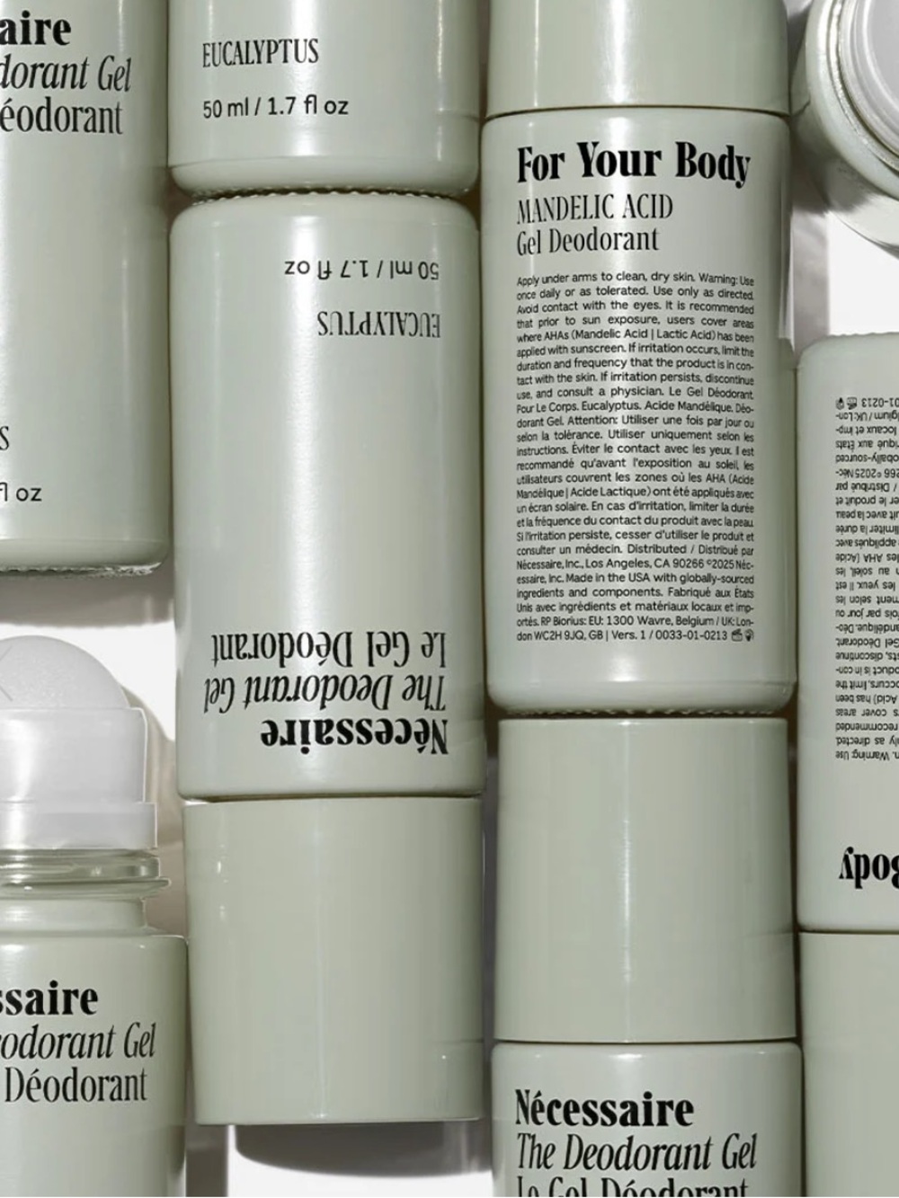 NEW Necessaire The Deodorant Gel Mandelic Acid